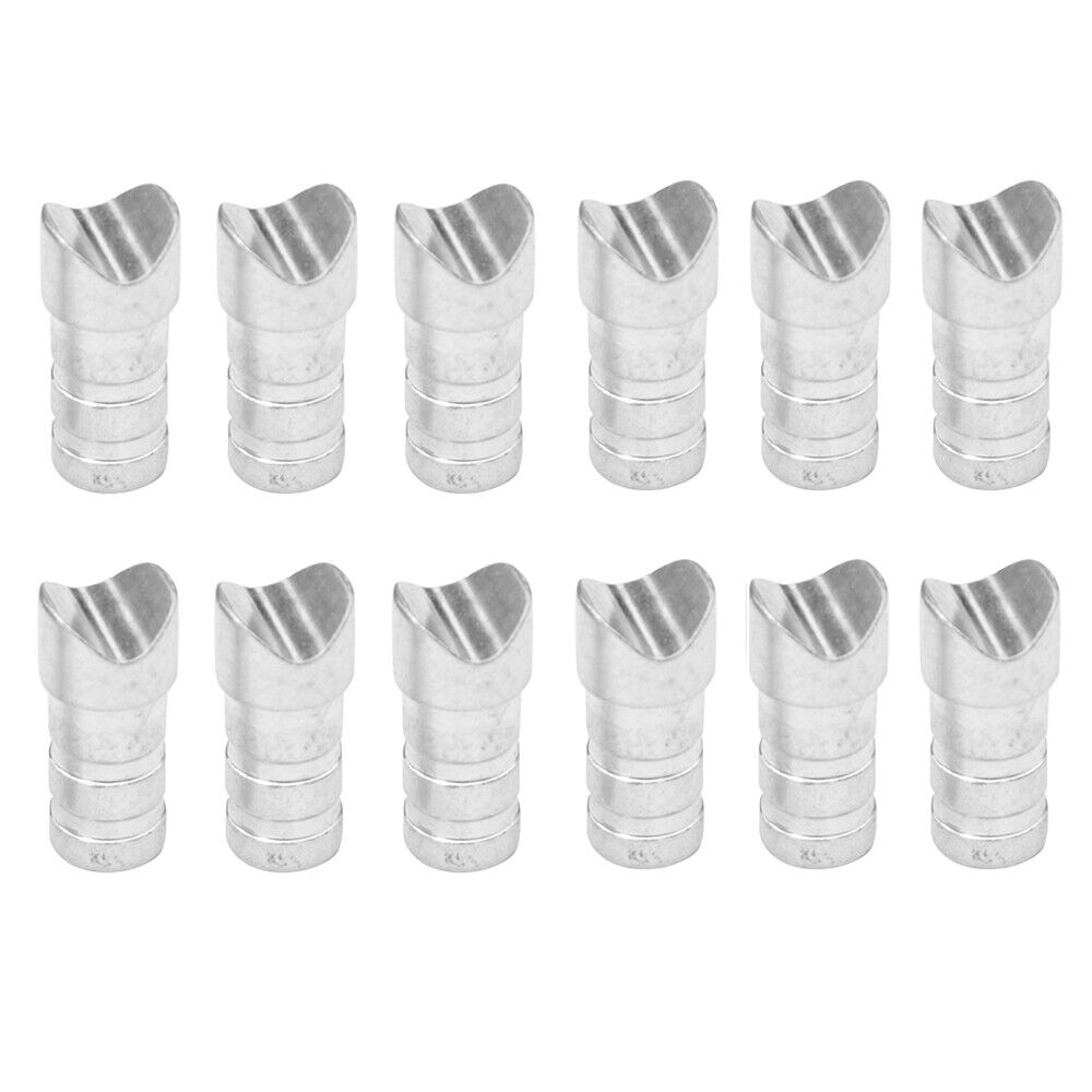 12PCSAluminum Crossbow Half Moon Arrow Nocks Tails 7.6mm Archery Arrows Shaft DIY